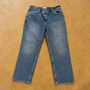 Abercrombie and Fitch the 90s Straight ultra high rise jean